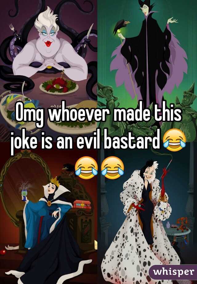 Omg whoever made this joke is an evil bastard😂😂😂