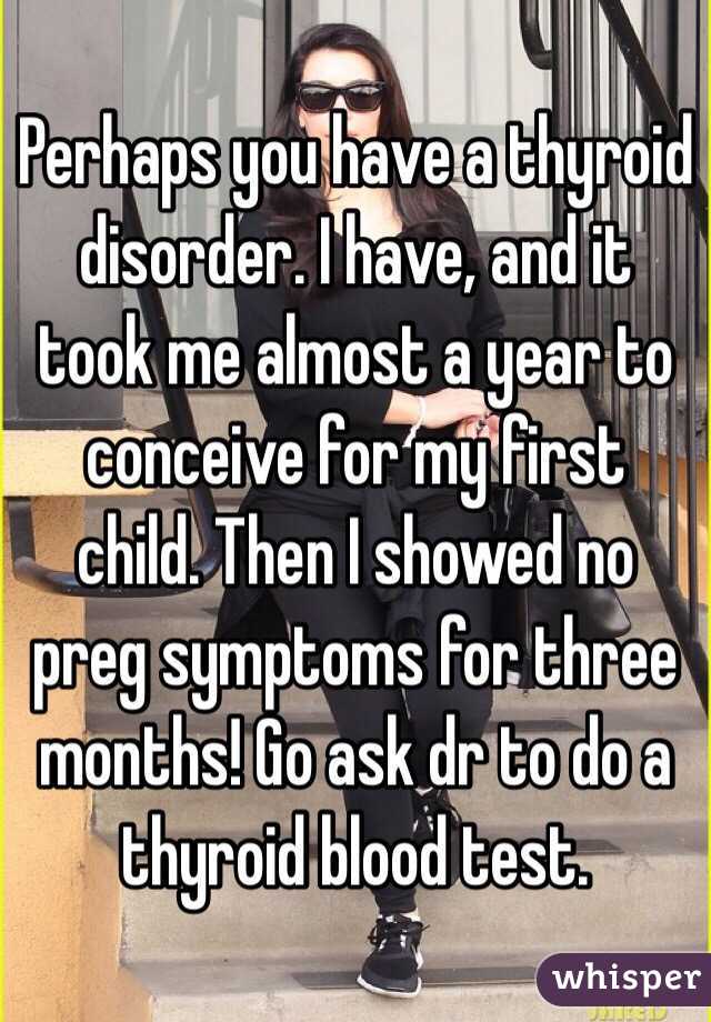 Perhaps you have a thyroid disorder. I have, and it took me almost a year to conceive for my first child. Then I showed no preg symptoms for three months! Go ask dr to do a thyroid blood test. 