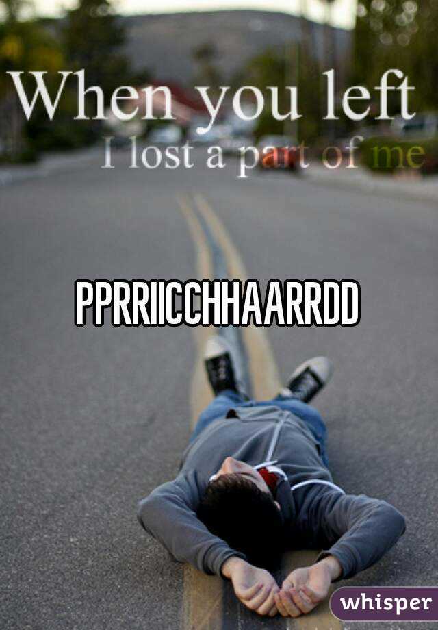 PPRRIICCHHAARRDD