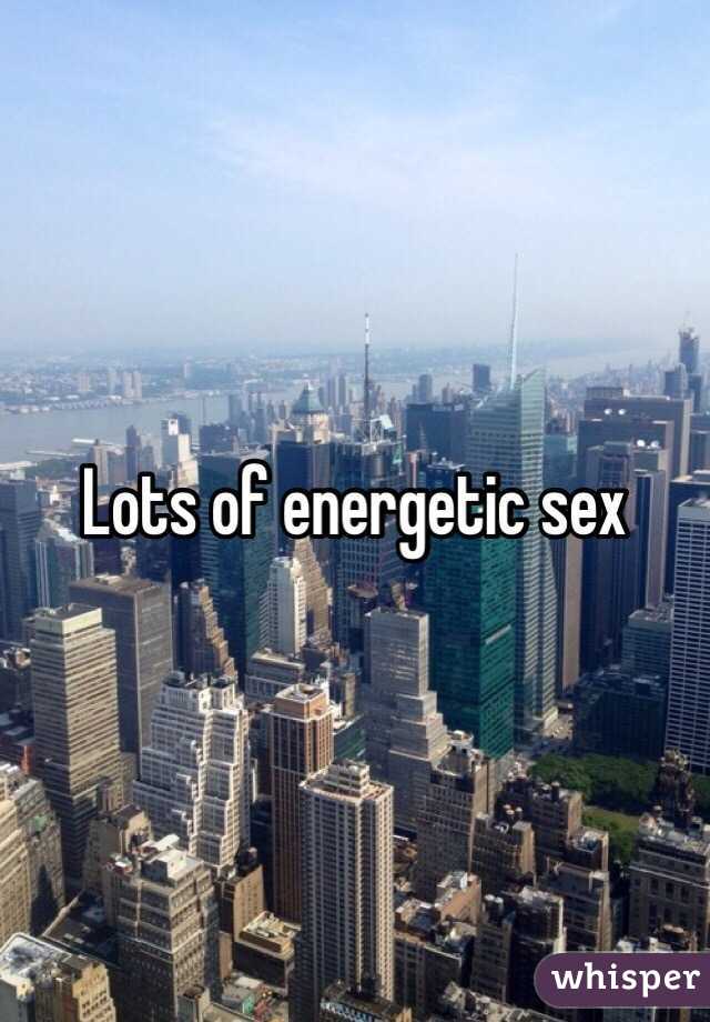 Lots of energetic sex