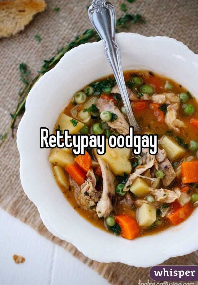 Rettypay oodgay