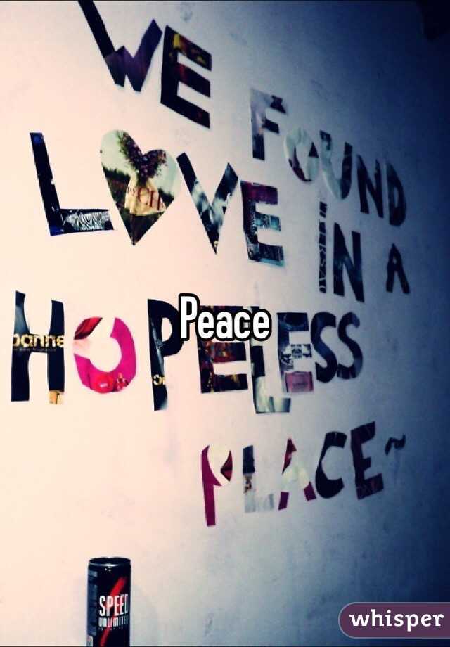 Peace