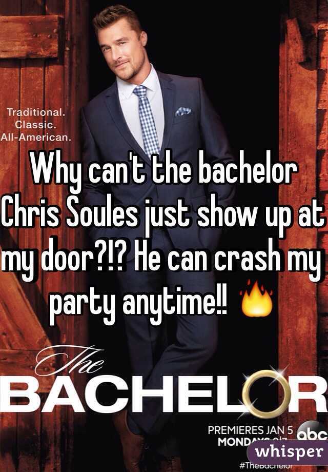 Why can't the bachelor Chris Soules just show up at my door?!? He can crash my party anytime!! 🔥