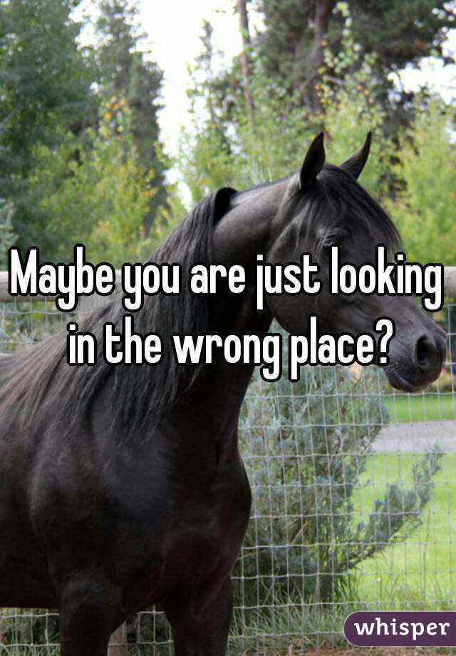 Maybe you are just looking in the wrong place?