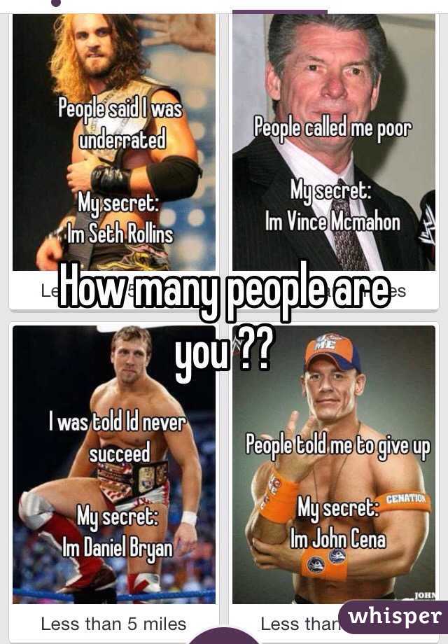 How many people are you ??