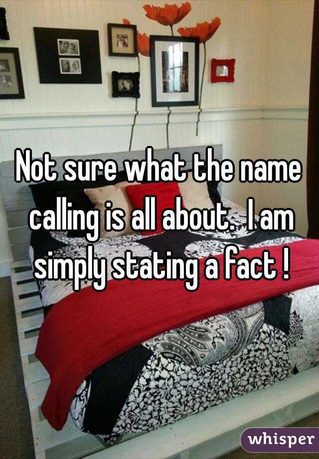 Not sure what the name calling is all about.  I am simply stating a fact !