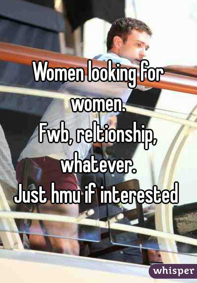 Women looking for women. 
Fwb, reltionship, whatever. 
Just hmu if interested 