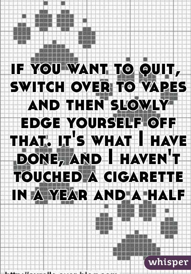 if you want to quit, switch over to vapes and then slowly edge yourself off that. it's what I have done, and I haven't touched a cigarette in a year and a half