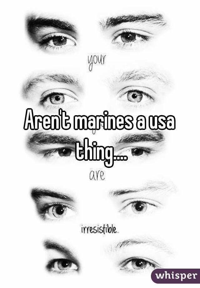 Aren't marines a usa thing....