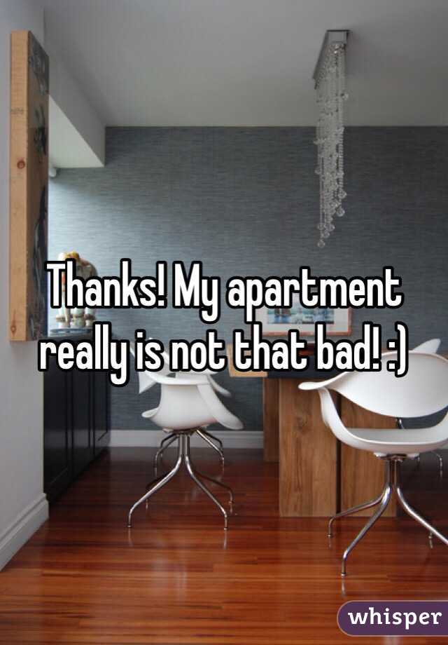 Thanks! My apartment really is not that bad! :)