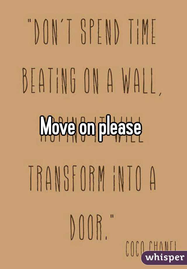 Move on please 