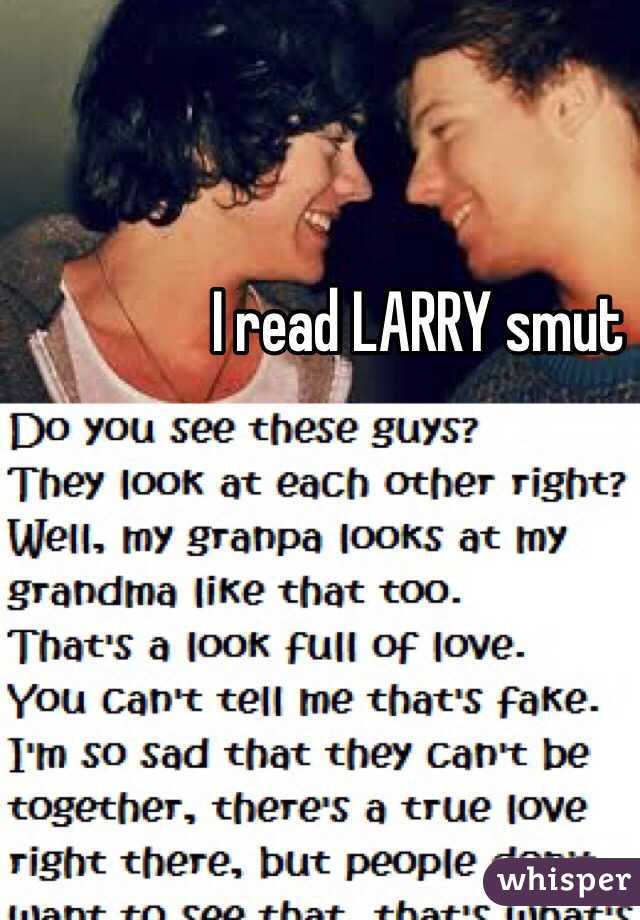 I read LARRY smut 