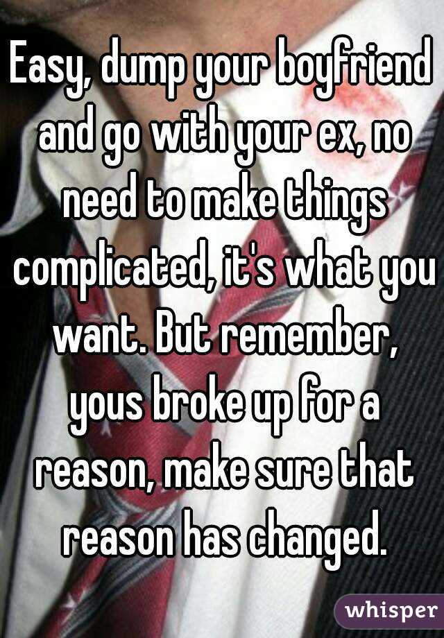 Easy, dump your boyfriend and go with your ex, no need to make things complicated, it's what you want. But remember, yous broke up for a reason, make sure that reason has changed.