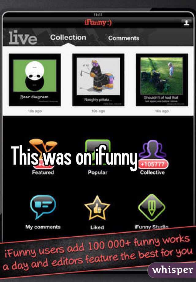 This was on ifunny 