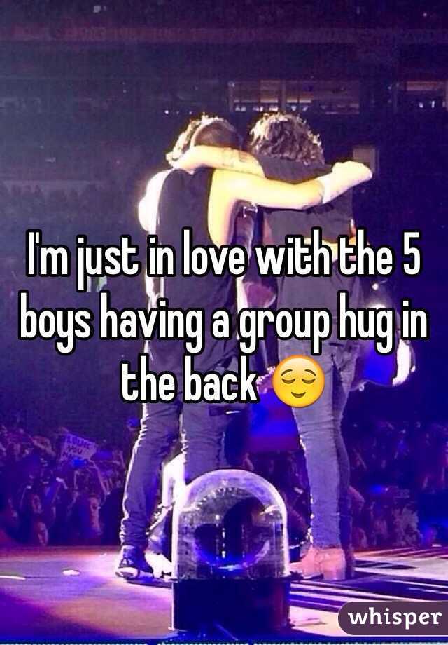 I'm just in love with the 5 boys having a group hug in the back 😌