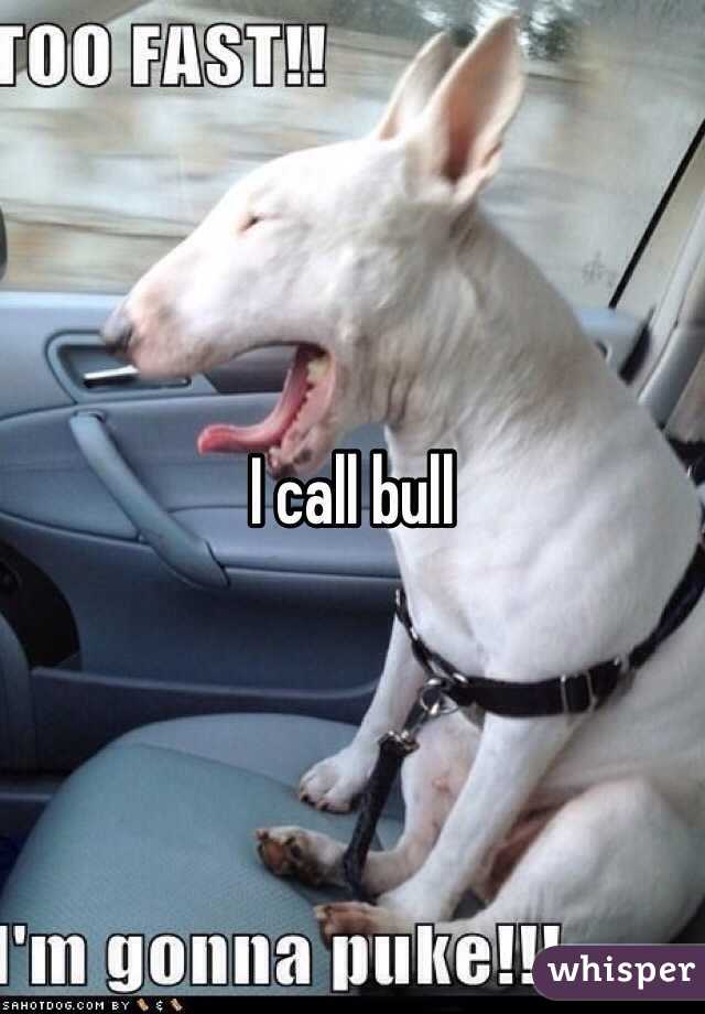 I call bull