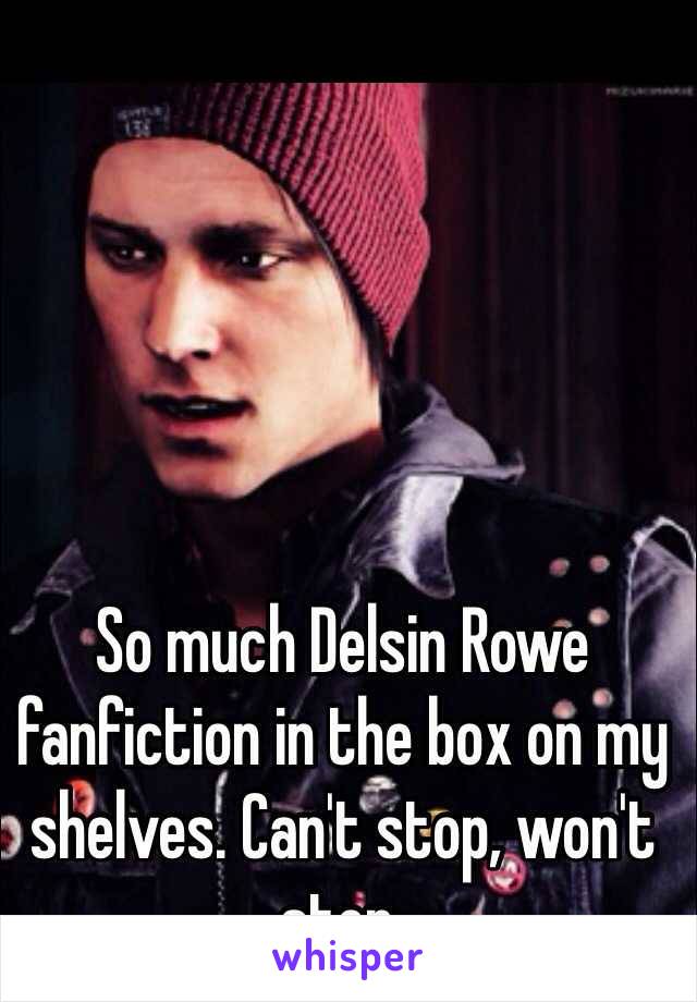 So much Delsin Rowe fanfiction in the box on my shelves. Can't stop, won't stop.