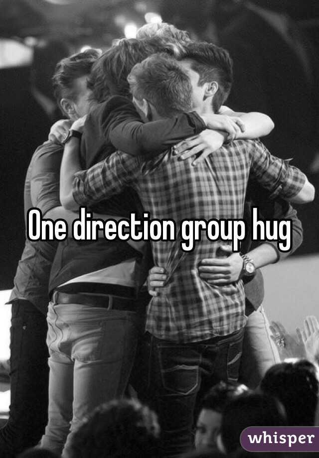 One direction group hug 