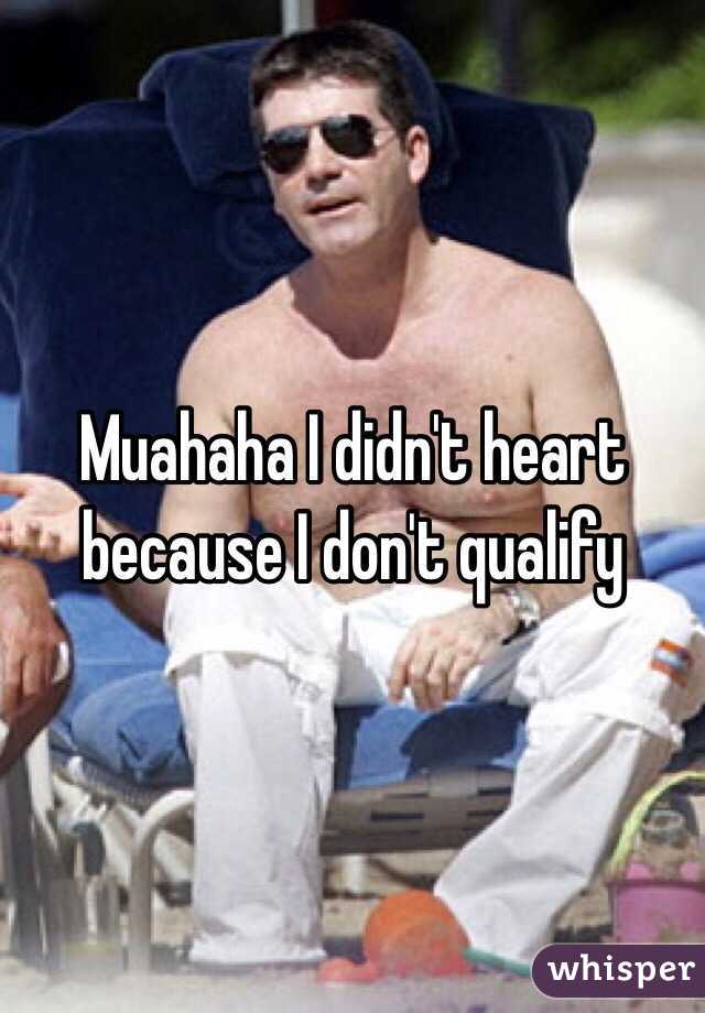 Muahaha I didn't heart because I don't qualify