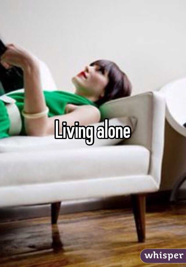 Living alone