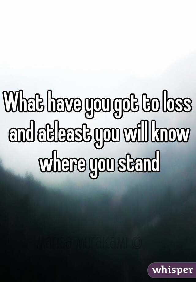 What have you got to loss and atleast you will know where you stand