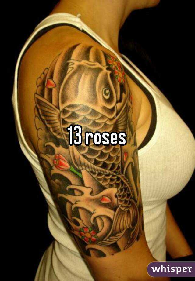 13 roses