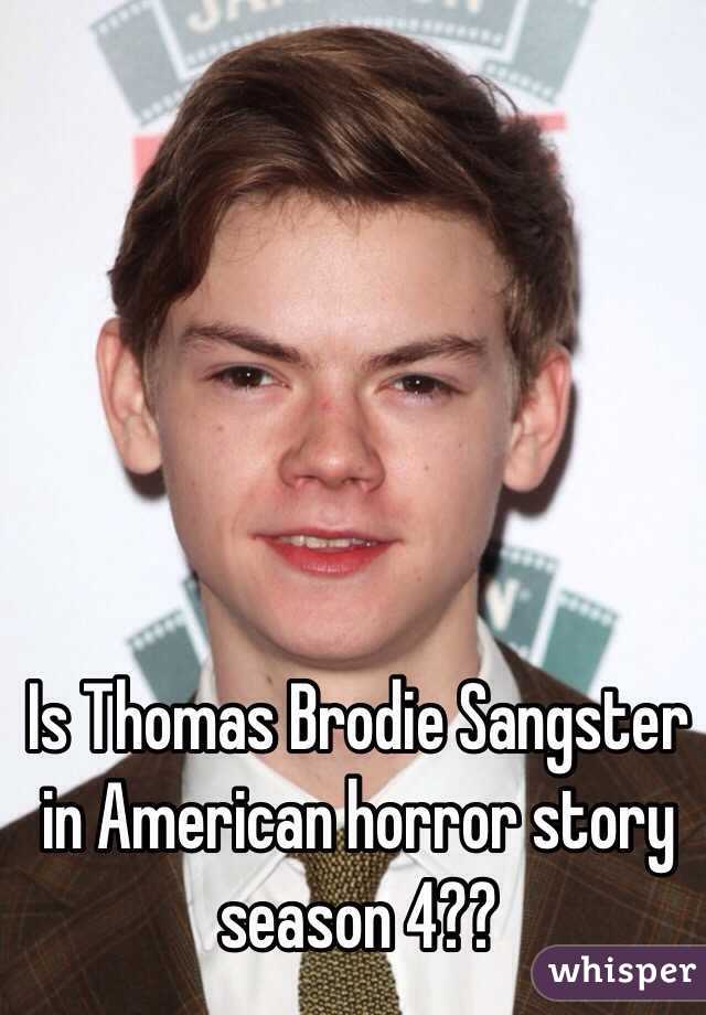 Is Thomas Brodie Sangster in American horror story season 4