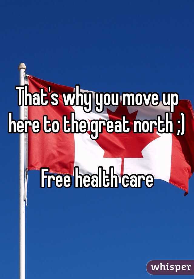 That's why you move up here to the great north ;)

Free health care