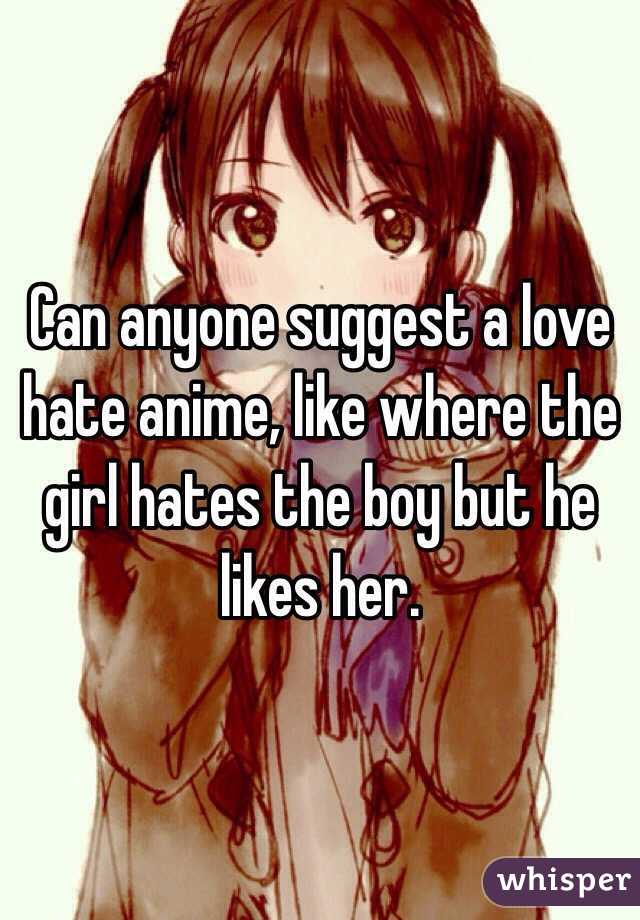 love hate relationship anime