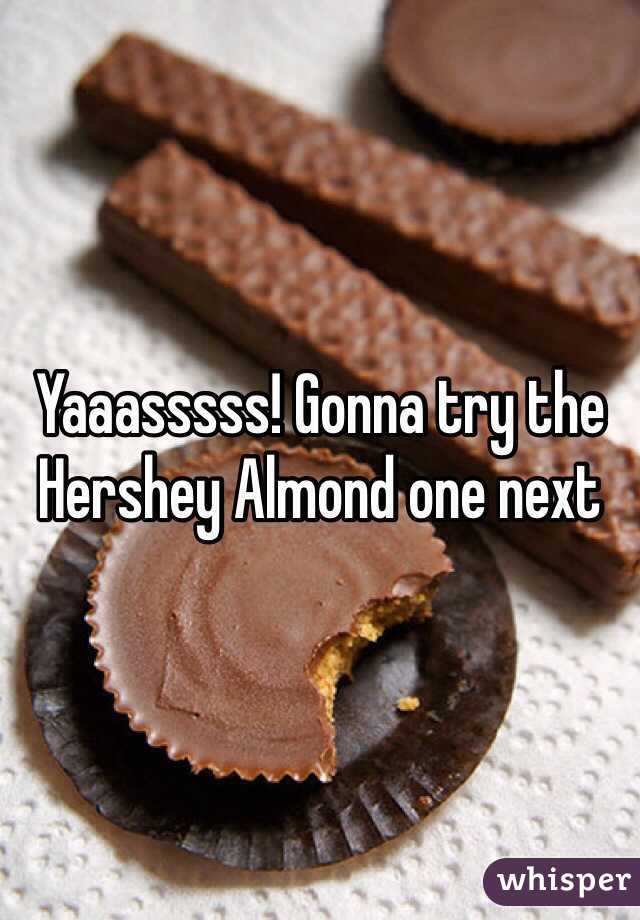 Yaaasssss! Gonna try the Hershey Almond one next