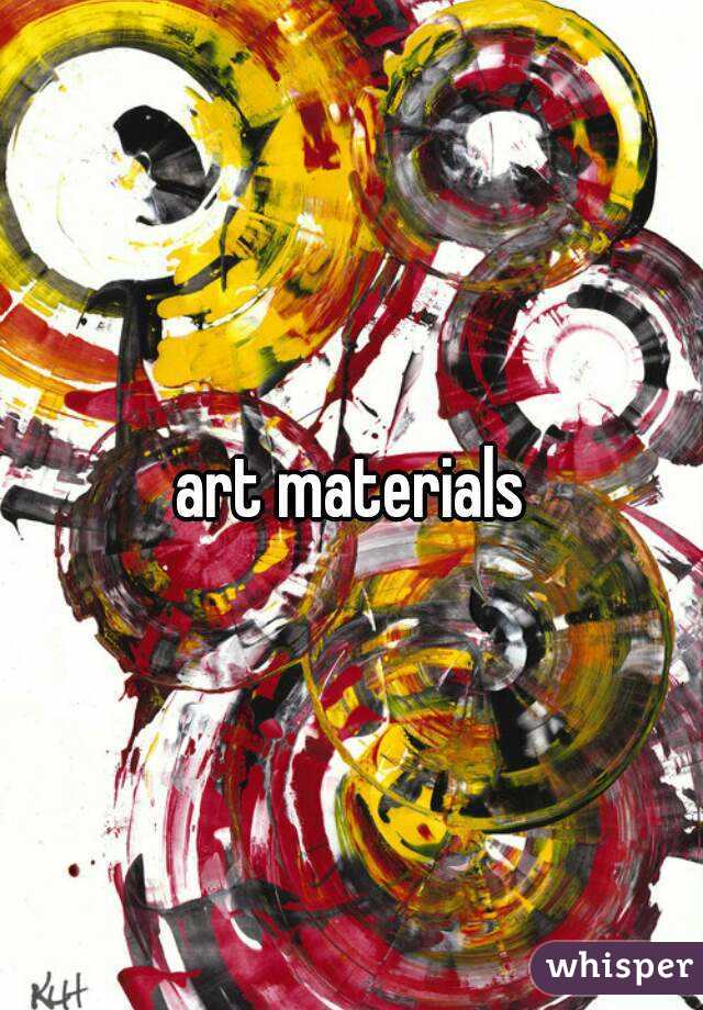 art materials