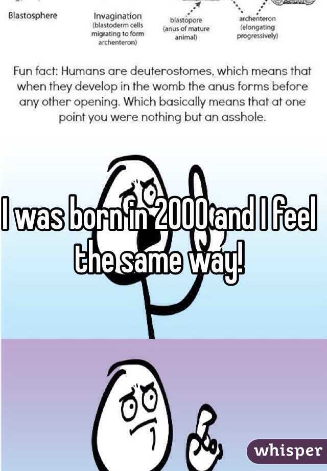 I was born in 2000 and I feel the same way!