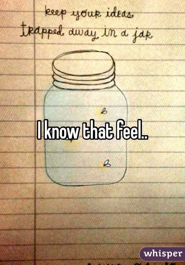 I know that feel..