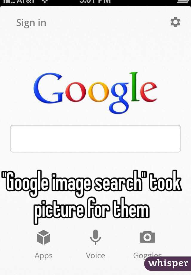 "Google image search" took picture for them