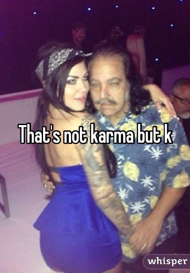 That's not karma but k