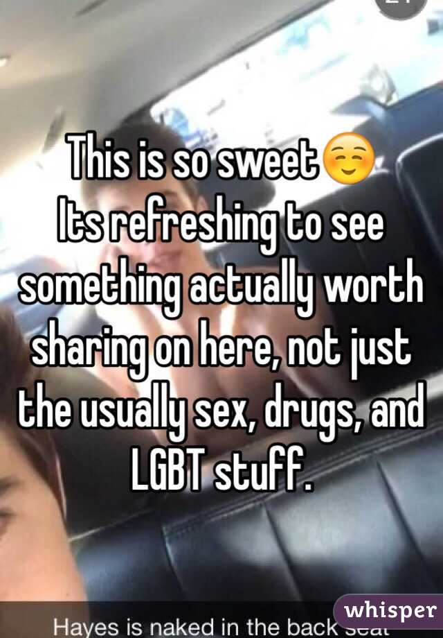 This is so sweet☺️
Its refreshing to see something actually worth sharing on here, not just the usually sex, drugs, and LGBT stuff. 
