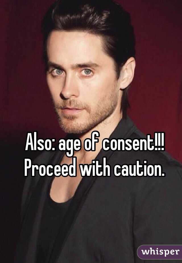 Also: age of consent!!!
Proceed with caution. 