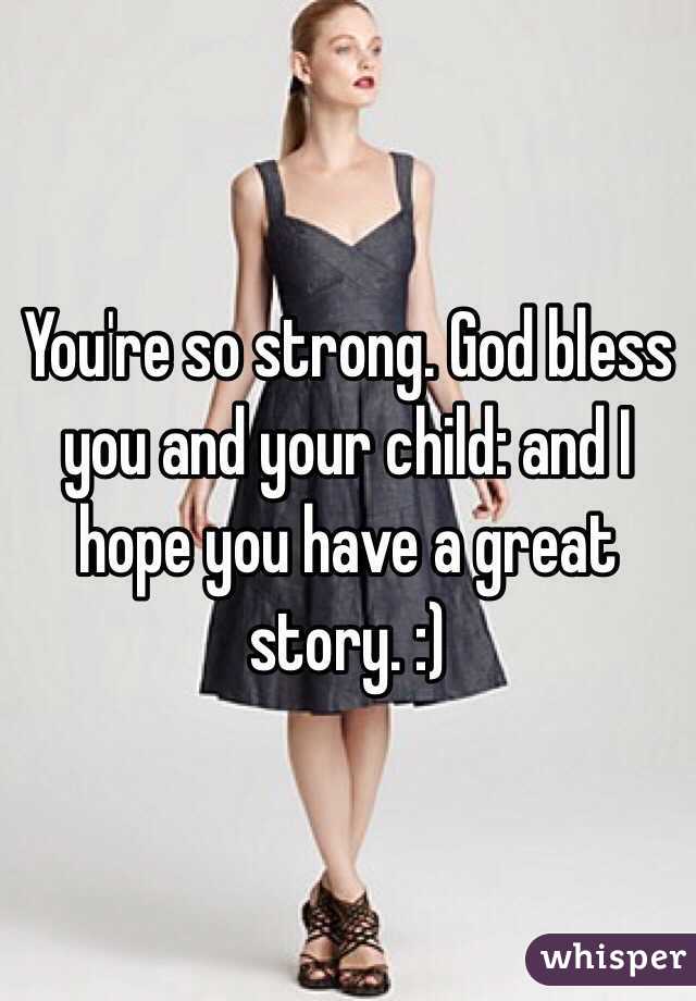 You're so strong. God bless you and your child: and I hope you have a great story. :) 