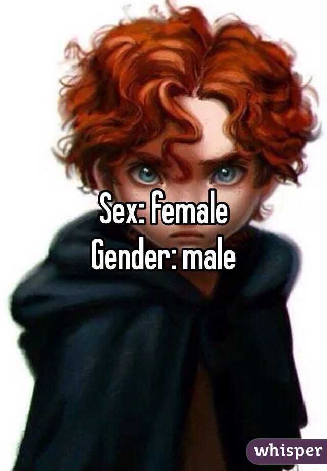 Sex: female
Gender: male