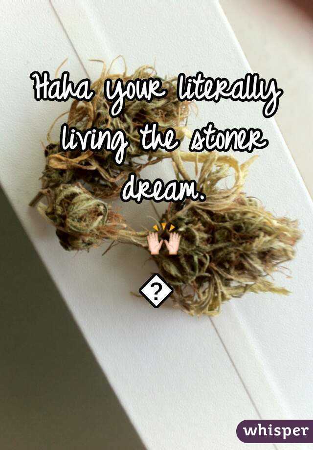 Haha your literally living the stoner dream. 🙌👌