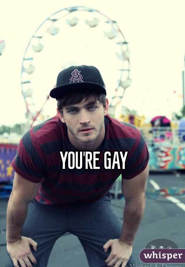 YOU'RE GAY