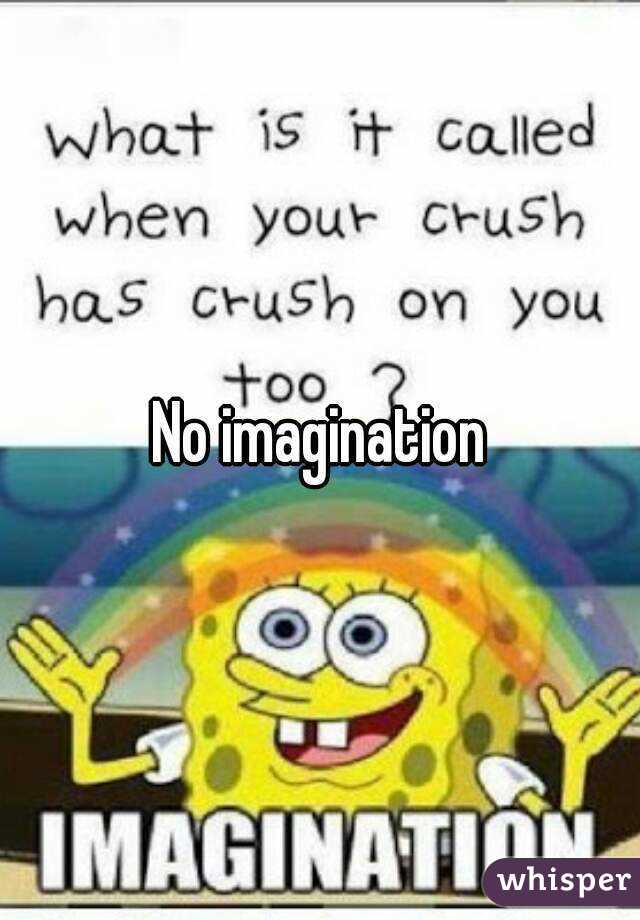 No imagination