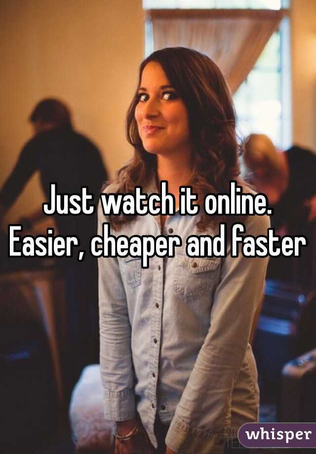 Just watch it online. Easier, cheaper and faster