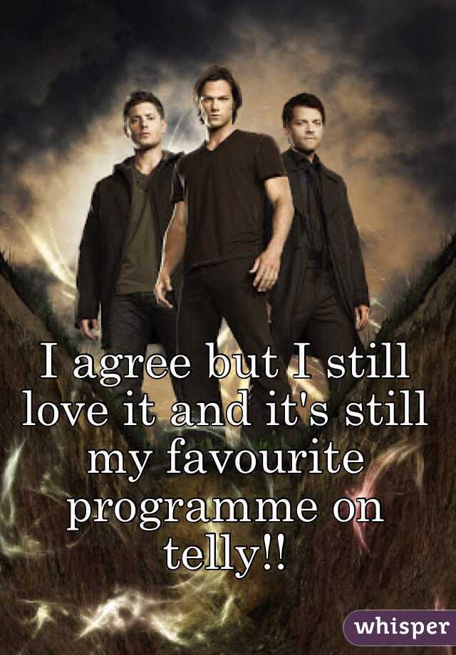 I agree but I still love it and it's still my favourite programme on telly!! 