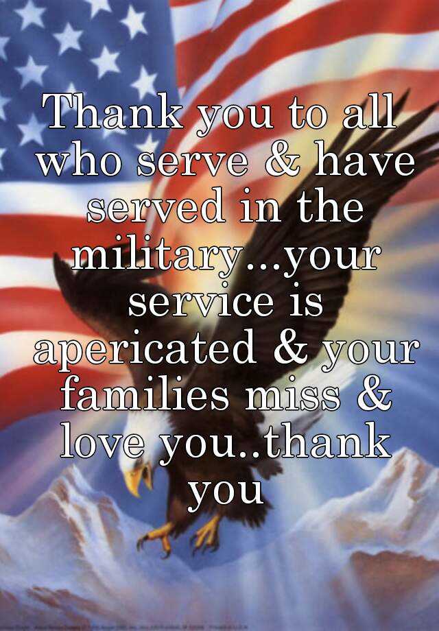 How Do You Thank Someone For Their Military Service