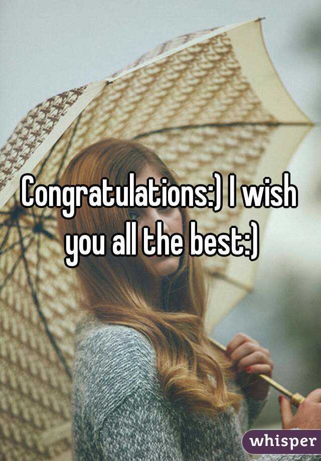 Congratulations:) I wish you all the best:)
