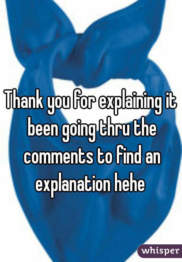 Thank you for explaining it been going thru the comments to find an explanation hehe 