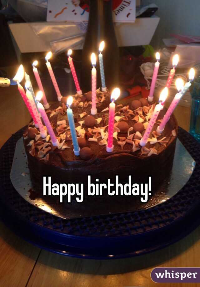 Happy birthday! 
