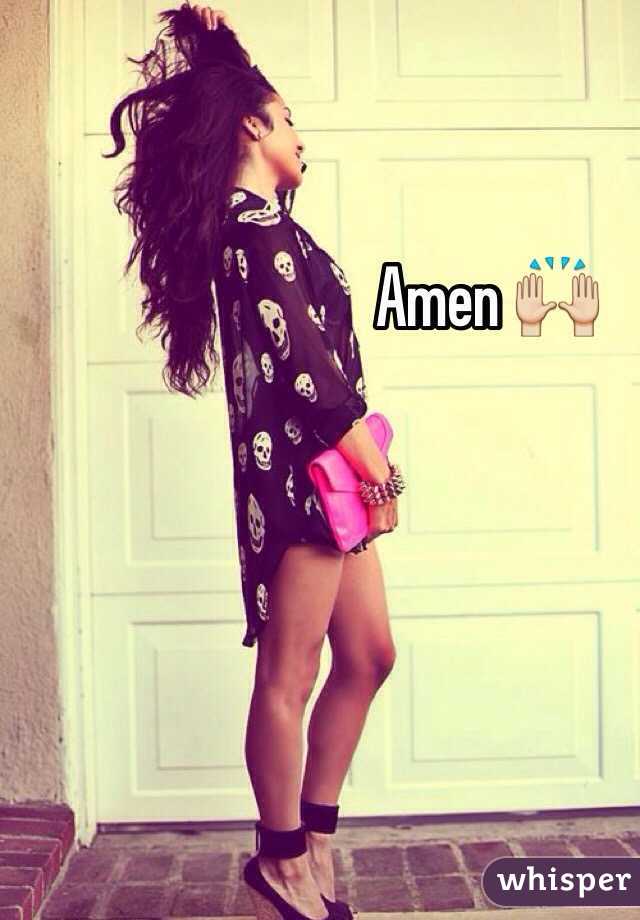 Amen 🙌