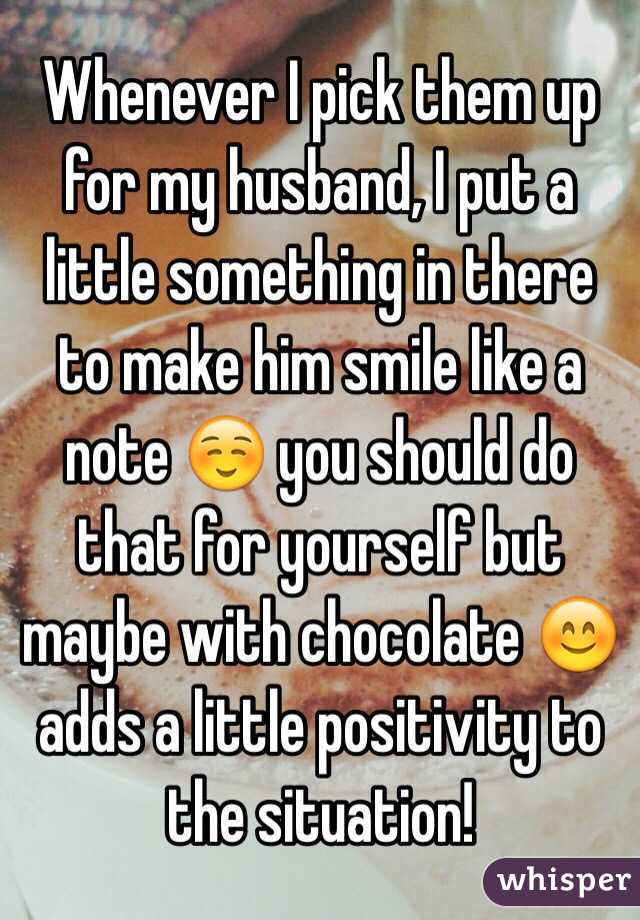 Whenever I pick them up for my husband, I put a little something in there to make him smile like a note ☺️ you should do that for yourself but maybe with chocolate 😊 adds a little positivity to the situation!
